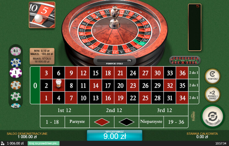 Total Casino bez rejestracji - ruletka za darmo