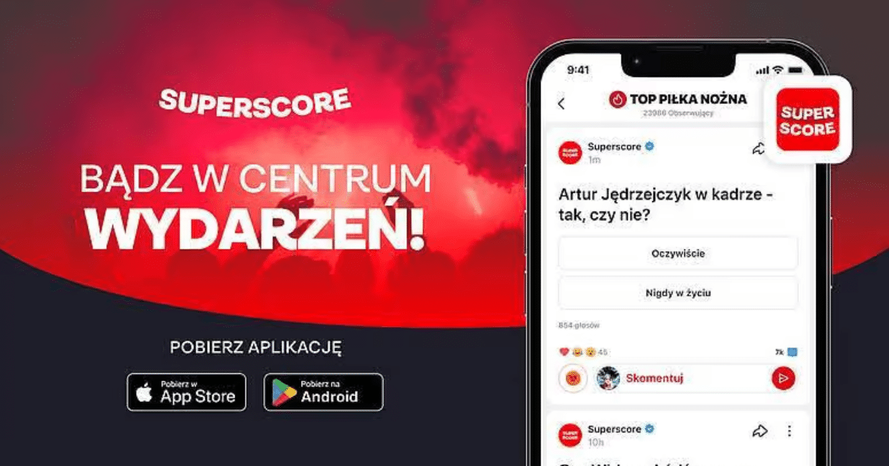 Superscore – nowa aplikacja dla fanów sportu od Superbet.